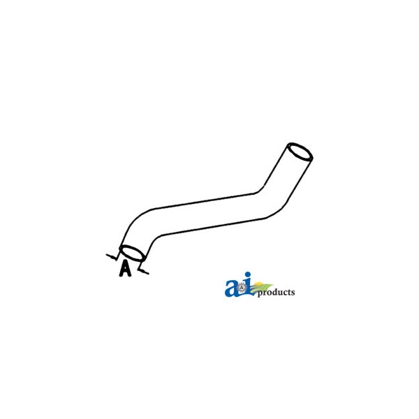 Radiator Hose, Upper 9" x2" x2"